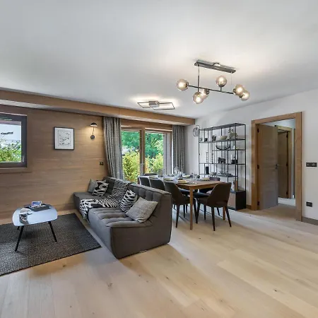 Bel à Dans Résidence Avec Piscine - Fr-1-569-105 Apartamento Megève