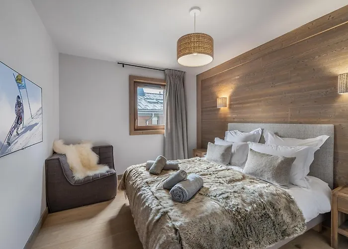 Bel A Dans Avec Piscine - Fr-1-569-105 Lägenhet Megève